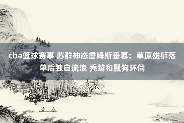 cba篮球赛事 苏群神态詹姆斯垂暮：草原雄狮落单后独自流浪 秃鹫和鬣狗环伺