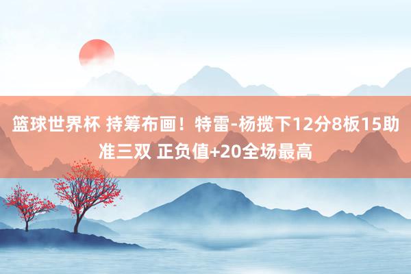 篮球世界杯 持筹布画！特雷-杨揽下12分8板15助准三双 正负值+20全场最高